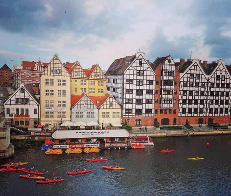River View Sailor'S Old Town Apartment Danzig Exterior foto
